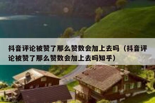 抖音评论被赞了那么赞数会加上去吗（抖音评论被赞了那么赞数会加上去吗知乎） 第1张