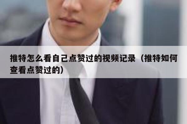 推特怎么看自己点赞过的视频记录（推特如何查看点赞过的） 第1张
