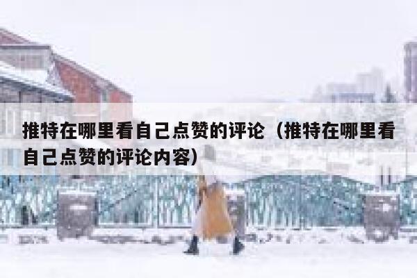 推特在哪里看自己点赞的评论（推特在哪里看自己点赞的评论内容） 第1张