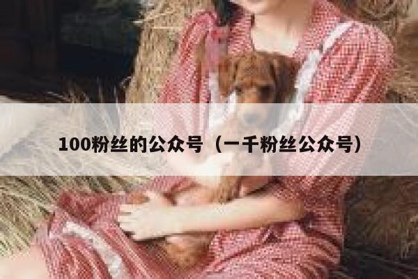 100粉丝的公众号（一千粉丝公众号） 第1张