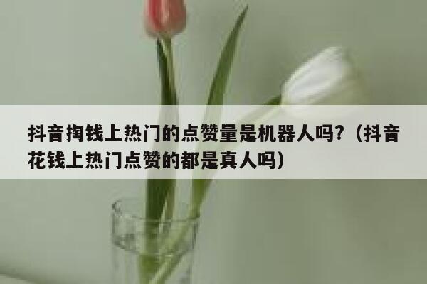 抖音掏钱上热门的点赞量是机器人吗?（抖音花钱上热门点赞的都是真人吗） 第1张