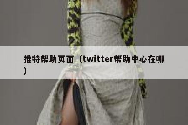 推特帮助页面（twitter帮助中心在哪） 第1张