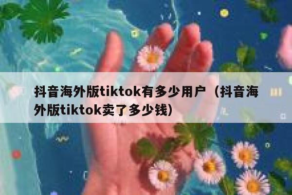 抖音海外版tiktok有多少用户（抖音海外版tiktok卖了多少钱） 第1张