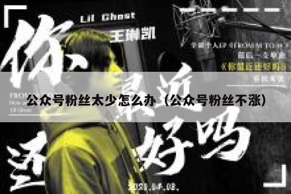 公众号粉丝太少怎么办（公众号粉丝不涨） 第1张