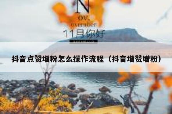 抖音点赞增粉怎么操作流程（抖音增赞增粉） 第1张