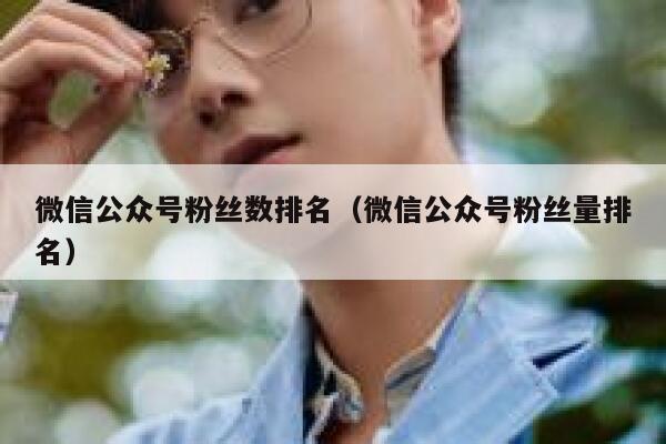微信公众号粉丝数排名（微信公众号粉丝量排名） 第1张