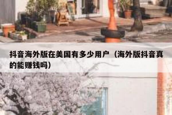 抖音海外版在美国有多少用户（海外版抖音真的能赚钱吗） 第1张