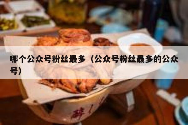 哪个公众号粉丝最多（公众号粉丝最多的公众号） 第1张