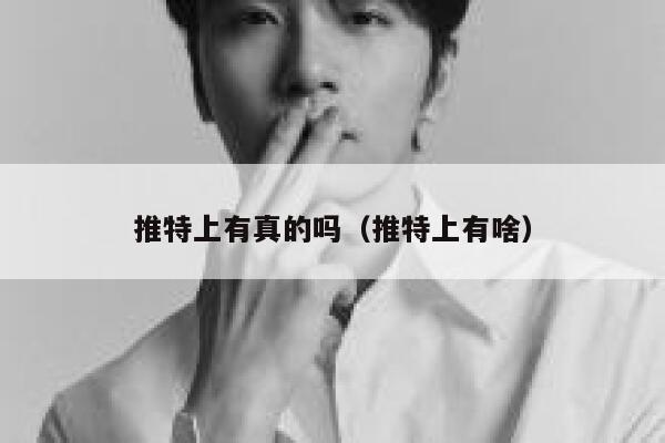 推特上有真的吗（推特上有啥） 第1张