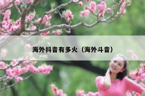 海外抖音有多火（海外斗音） 第1张