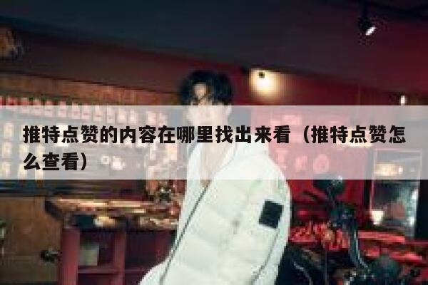 推特点赞的内容在哪里找出来看（推特点赞怎么查看） 第1张