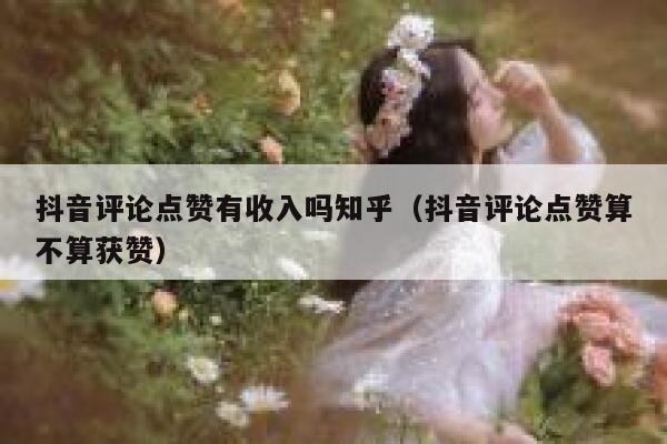 抖音评论点赞有收入吗知乎（抖音评论点赞算不算获赞） 第1张