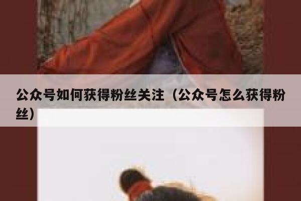 公众号如何获得粉丝关注（公众号怎么获得粉丝） 第1张