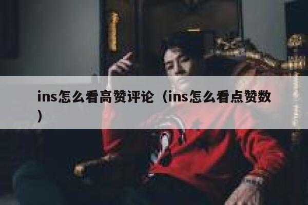 ins怎么看高赞评论（ins怎么看点赞数） 第1张