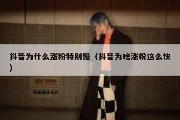 抖音为什么涨粉特别慢（抖音为啥涨粉这么快） 第1张