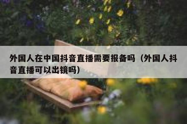 外国人在中国抖音直播需要报备吗（外国人抖音直播可以出镜吗） 第1张