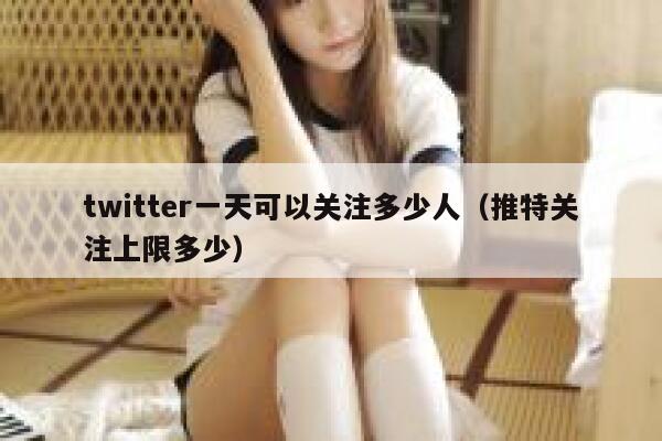 twitter一天可以关注多少人（推特关注上限多少） 第1张