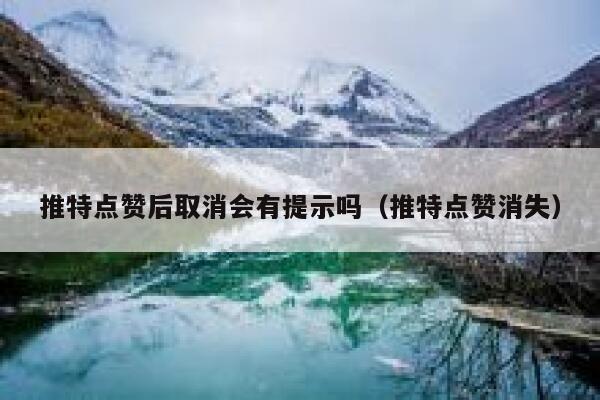 推特点赞后取消会有提示吗（推特点赞消失） 第1张