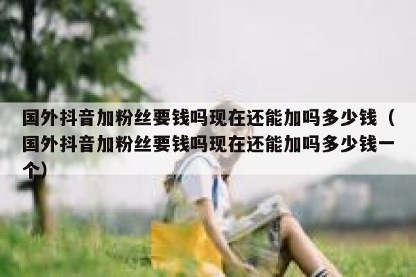 国外抖音加粉丝要钱吗现在还能加吗多少钱（国外抖音加粉丝要钱吗现在还能加吗多少钱一个） 第1张