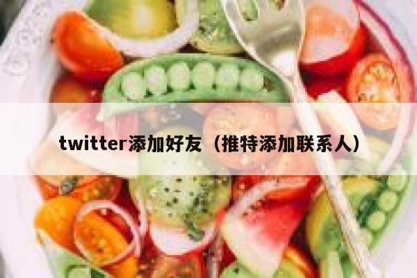 twitter添加好友（推特添加联系人） 第1张