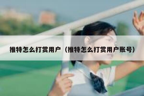 推特怎么打赏用户（推特怎么打赏用户账号） 第1张