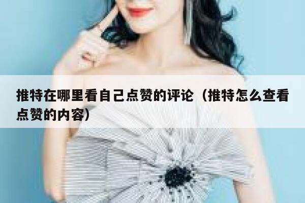 推特在哪里看自己点赞的评论（推特怎么查看点赞的内容） 第1张