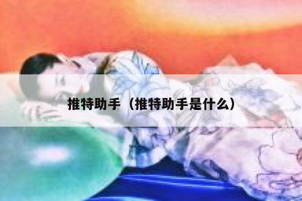 推特助手（推特助手是什么） 第1张