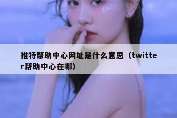 推特帮助中心网址是什么意思（twitter帮助中心在哪） 第1张