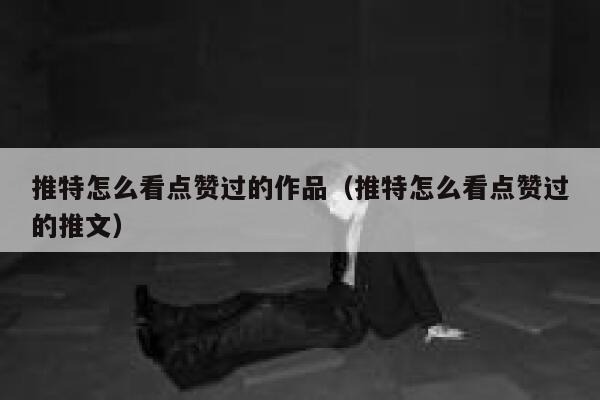 推特怎么看点赞过的作品（推特怎么看点赞过的推文） 第1张