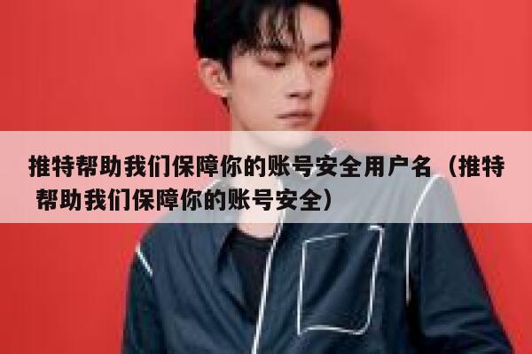 推特帮助我们保障你的账号安全用户名（推特 帮助我们保障你的账号安全） 第1张