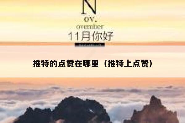 推特的点赞在哪里（推特上点赞） 第1张