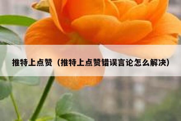 推特上点赞（推特上点赞错误言论怎么解决） 第1张