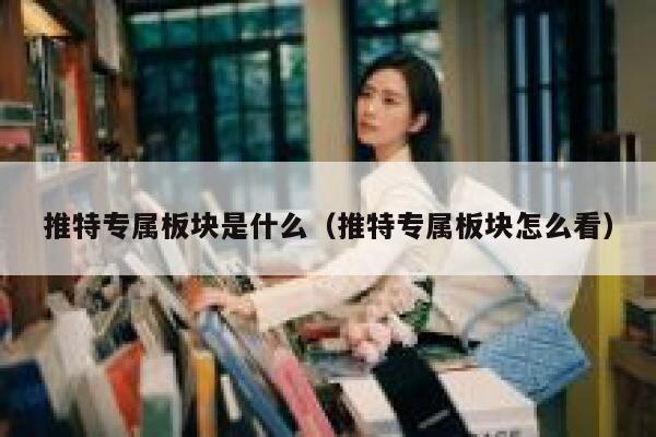 推特专属板块是什么（推特专属板块怎么看） 第1张