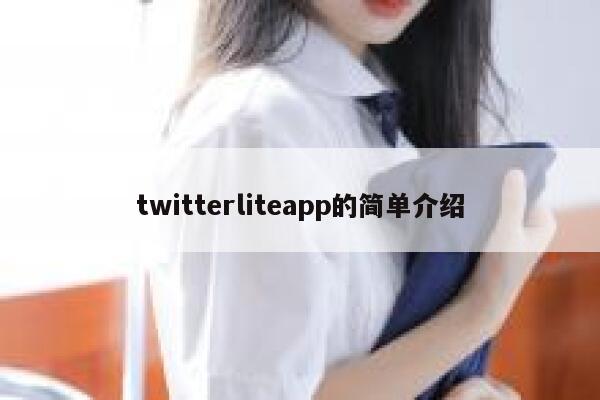 twitterliteapp的简单介绍 第1张