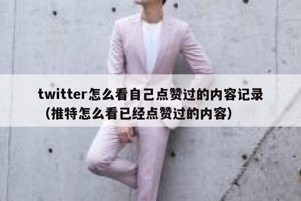 twitter怎么看自己点赞过的内容记录（推特怎么看已经点赞过的内容） 第1张