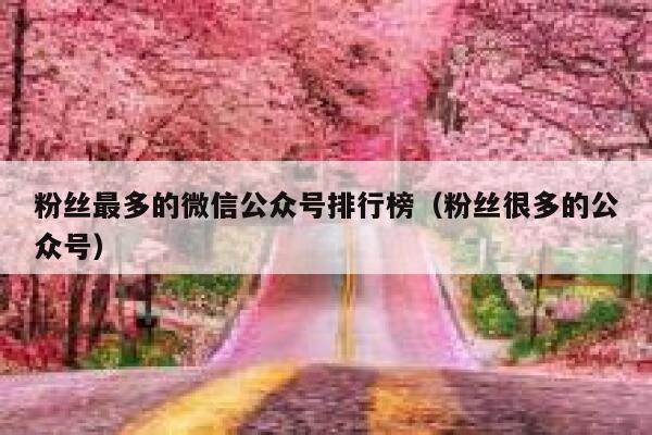 粉丝最多的微信公众号排行榜（粉丝很多的公众号） 第1张