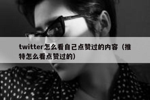 twitter怎么看自己点赞过的内容（推特怎么看点赞过的） 第1张