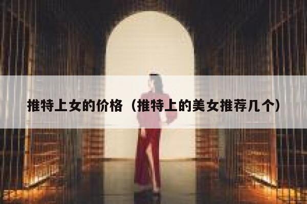 推特上女的价格（推特上的美女推荐几个） 第1张