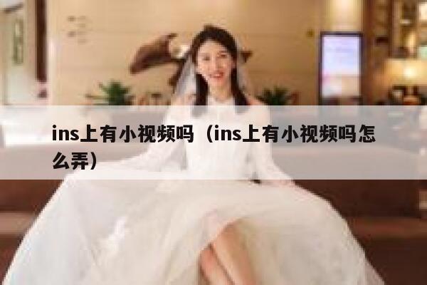 ins上有小视频吗（ins上有小视频吗怎么弄） 第1张