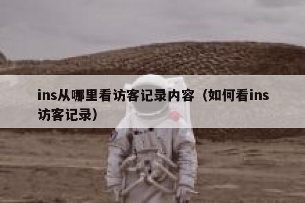 ins从哪里看访客记录内容（如何看ins访客记录） 第1张