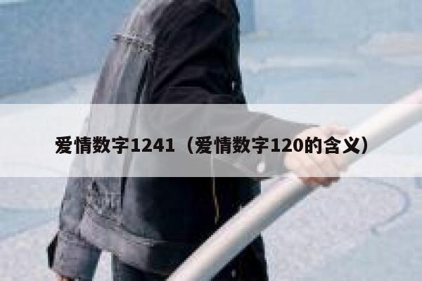 爱情数字1241（爱情数字120的含义） 第1张