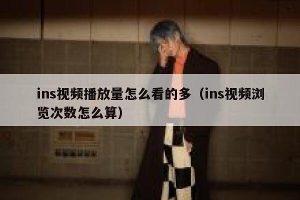 ins视频播放量怎么看的多（ins视频浏览次数怎么算） 第1张