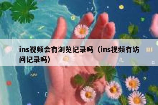 ins视频会有浏览记录吗（ins视频有访问记录吗） 第1张