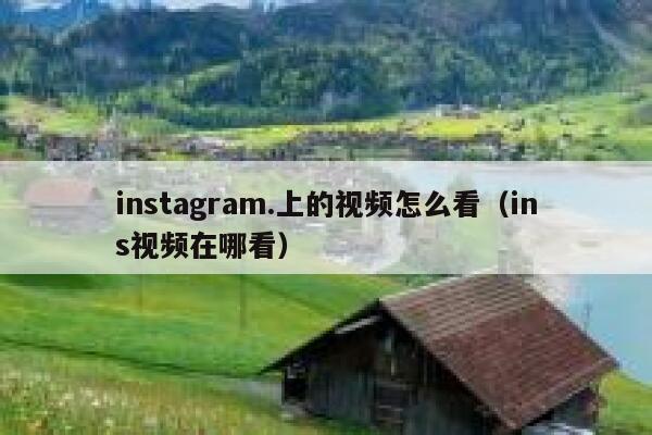 instagram.上的视频怎么看（ins视频在哪看） 第1张