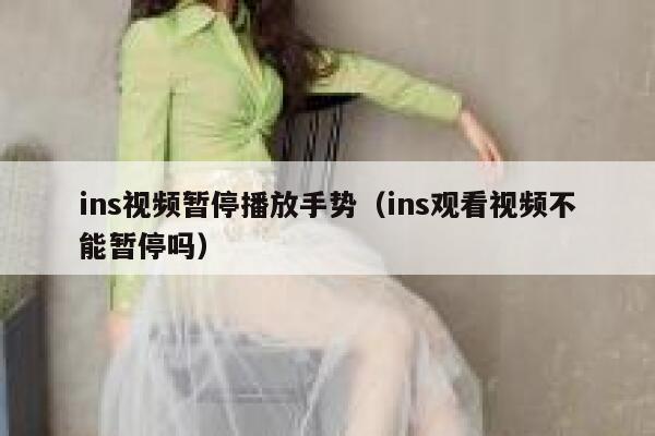 ins视频暂停播放手势（ins观看视频不能暂停吗） 第1张