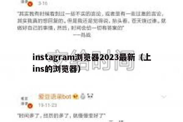 instagram浏览器2023最新（上ins的浏览器） 第1张