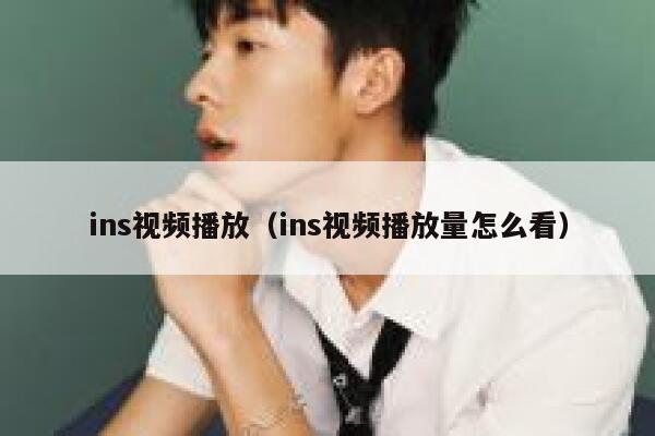 ins视频播放（ins视频播放量怎么看） 第1张