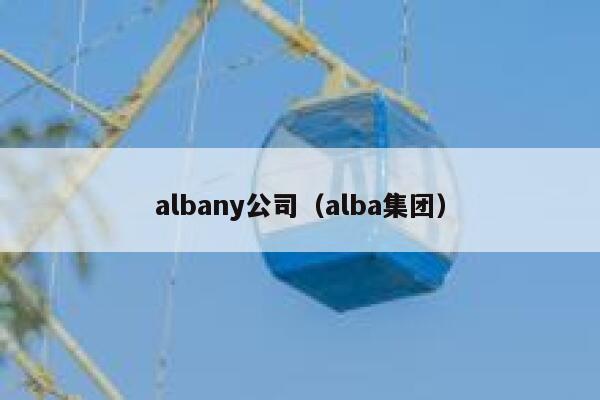 albany公司（alba集团） 第1张
