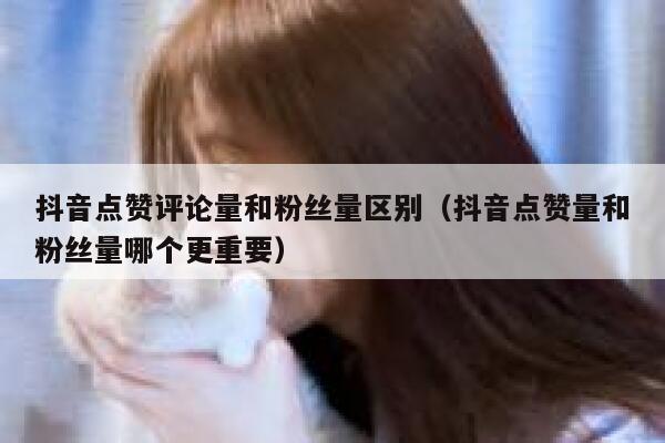 抖音点赞评论量和粉丝量区别(抖音点赞量和粉丝量哪个更重要) 第1张 抖音点赞评论量和粉丝量区别(抖音点赞量和粉丝量哪个更重要) 第1张