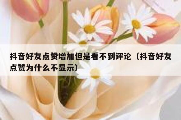 抖音好友点赞增加但是看不到评论(抖音好友点赞为什么不显示) 第1张 抖音好友点赞增加但是看不到评论(抖音好友点赞为什么不显示) 第1张